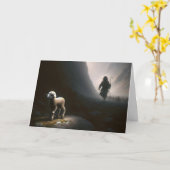 Lost Lamb and Shepherd Denken aan jou Kaart (Gele Bloem)