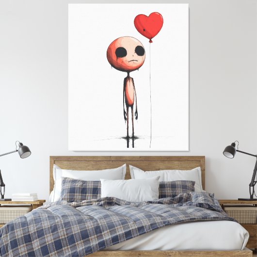 Lost Love - Dark Surreal Art Print (Insitu (Slaapkamer))