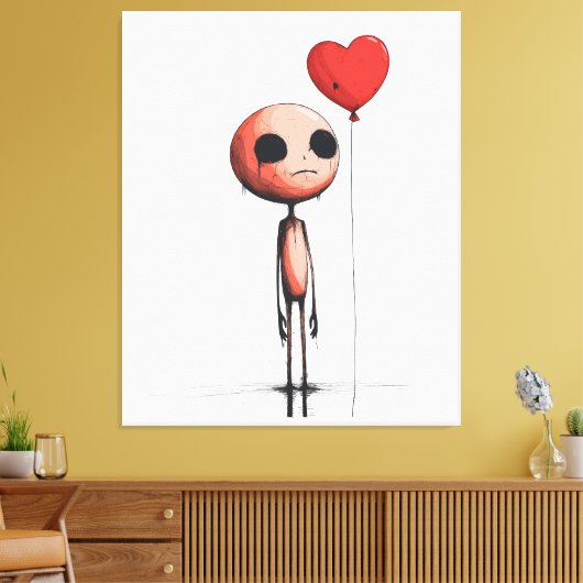 Lost Love - Dark Surreal Art Print (Insitu (Woonkamer))
