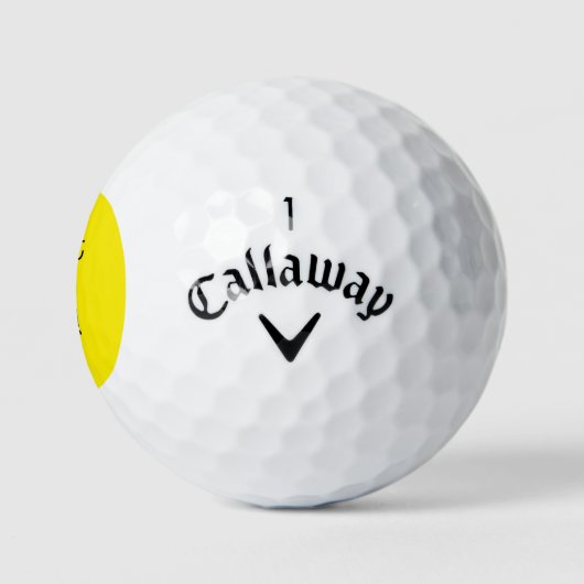 Lost My Egg Funny Gezegde Neon Yellow Easter Golfballen (Logo)