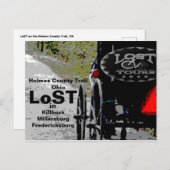 LoST op de Holmes County Trail, OH Briefkaart (Voorkant / Achterkant)