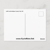 LoST op de Holmes County Trail, OH Briefkaart (Achterkant)