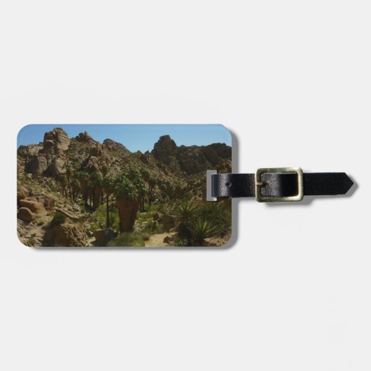 Lost Palms Oasis II in Joshua Tree National Park Bagagelabel (Voorkant horizontaal)