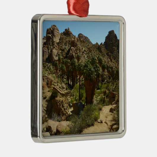 Lost Palms Oasis II in Joshua Tree National Park Metalen Ornament (Rechts)