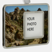 Lost Palms Oasis II in Joshua Tree National Park Verzilverd Omlijst Ornament (Rechts)