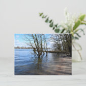 Lost Places , Trees op de oever Kaart (Staand voorkant)