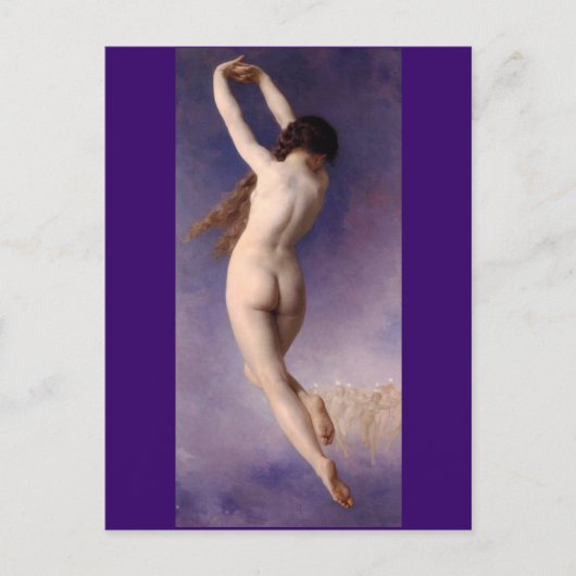 Lost Pleiad - Bouguereau Post Card Briefkaart (Voorkant)