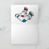 Lost Sock Memorial Day Kaart (Binnen)