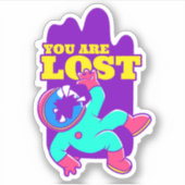 LOST SPACE Custom-Cut Vinyl Sticker (Voorkant)