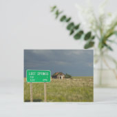 Lost Springs Wyoming Briefkaart (Staand voorkant)