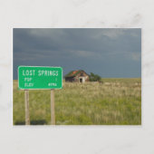 Lost Springs Wyoming Briefkaart (Voorkant)