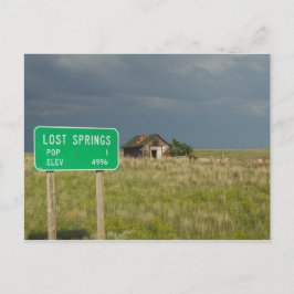 Lost Springs Wyoming Briefkaart