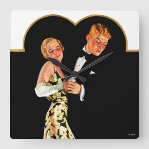 Lost Suspender Vierkante Klok