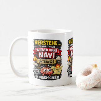 Lost Thought Process – Funny Brain Design Koffiemok