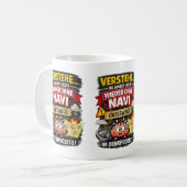 Lost Thought Process – Funny Brain Design Koffiemok (Voorkant links)