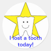 "Lost Tooth" Stickers (Voorkant)