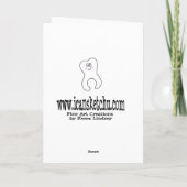 Lost Tooth Teeth Smile Child Congratulations Card Kaart (Achterkant)