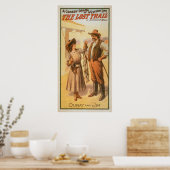 Lost Trail Comedy - Vrouwen Gevist Western Poster (Keuken)