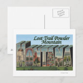 Lost Trail Powder, Montana Briefkaart (Voorkant / Achterkant)