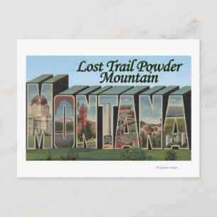Lost Trail Powder, Montana Briefkaart