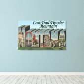 Lost Trail Powder, Montana Canvas Afdruk (Insitu (Houten vloer))