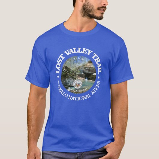 Lost Valley Trail rd T-shirt (Voorkant)