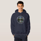 Lost Valley Trail (rood) Hoodie (Voorkant volledig)