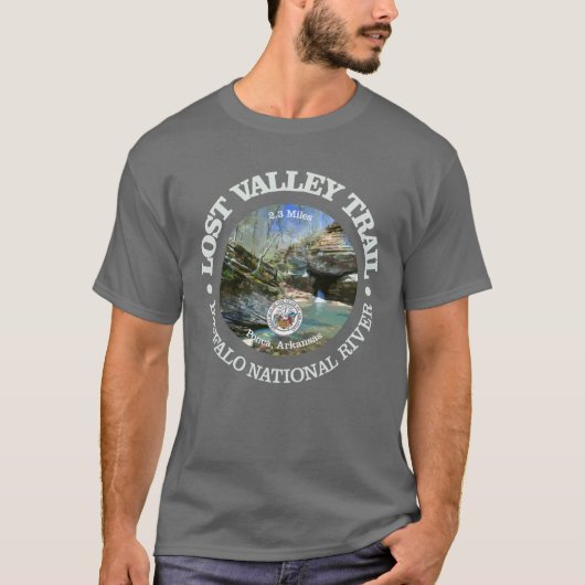 Lost Valley Trail (rood) T-shirt (Voorkant)