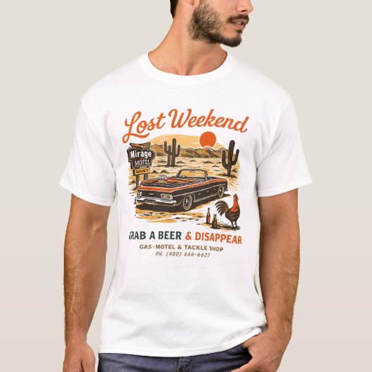 Lost Weekend Desert Motel T-shirt (Voorkant)