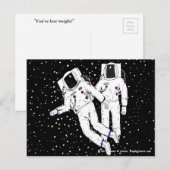 "Lost Weight" Briefkaart (Voorkant / Achterkant)