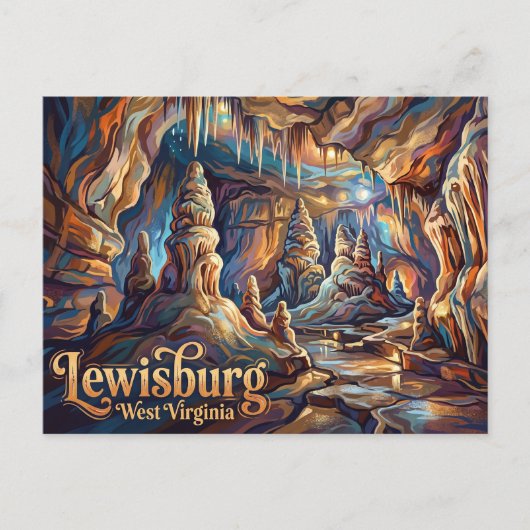 Lost World Caverns USA Briefkaart (Voorkant)