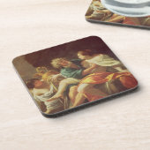 Lot en zijn Daughters, c.1630 (olie op canvas) Bier Onderzetter (Linkerzijde)