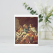 Lot en zijn Daughters, c.1630 (olie op canvas) Briefkaart (Staand voorkant)