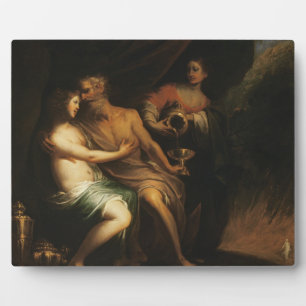 Lot en zijn Daughters (olie op doek) 3 Fotoplaat