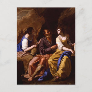 Lot en zijn dochters door Artemisia Gentileschi  Briefkaart