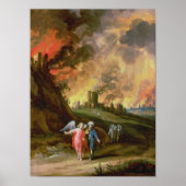 Lot en zijn handdoeken verlaten Sodom Poster (Voorkant)