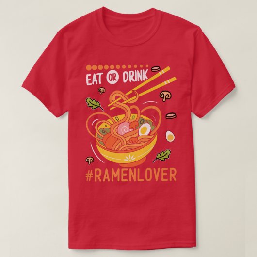 Lot eten of Drinken T-shirt (Design voorkant)