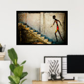 lot gaat naar huis poster (Thuiskantoor)