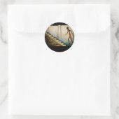 lot gaat naar huis ronde sticker (Tas)