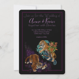 Lot in de Stars Tiger Art Wedding Kaart