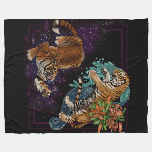 Lot in de sterren fleece deken (Voorkant (Horizontaal))