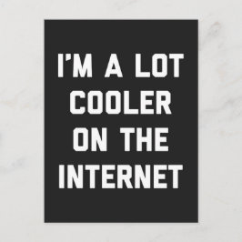 Lot koeler op Internet grappige citaat Briefkaart
