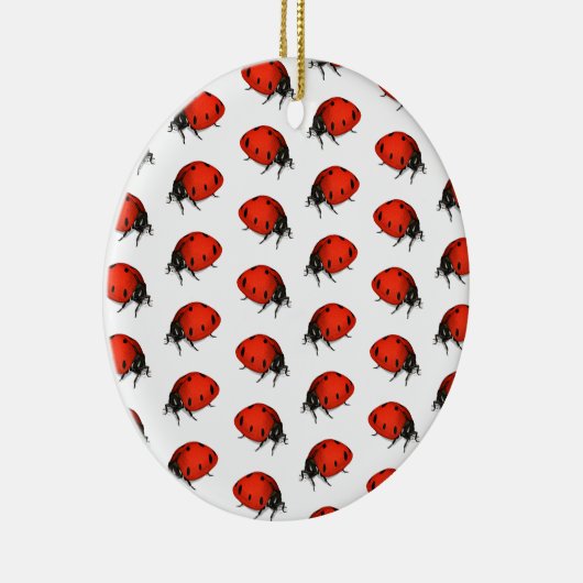 Lot Ladybugs Keramisch Ornament (Rechts)