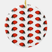 Lot Ladybugs Keramisch Ornament (Achterkant)