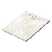 Lot land bloem notitieblok (Linkerzijde)