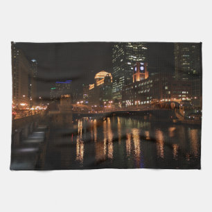 Lot van de Bouw van de Nacht van de Stad van Chica Theedoek