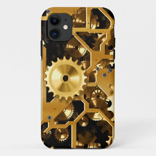 Lot van het Kantoor van Grunge Steampunk van de Case-Mate iPhone Case (Achterkant)