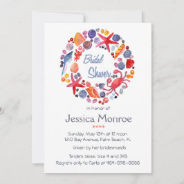 Lot Waterverf Zee Wreator Beach Vrijgezellenfeest Kaart