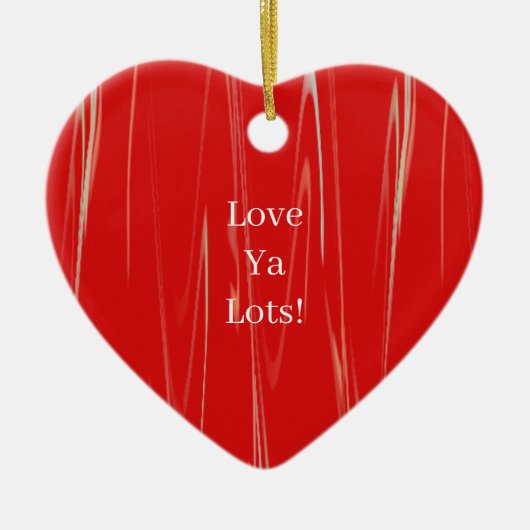 Lot Ya Lots Heart Ornament (Voorkant)