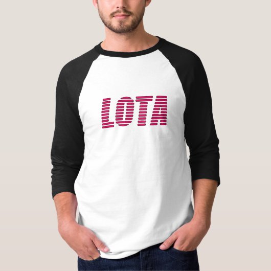 LOTA-Logo Basic 3/4 Sleeve Raglan T-Shirt (Voorkant)